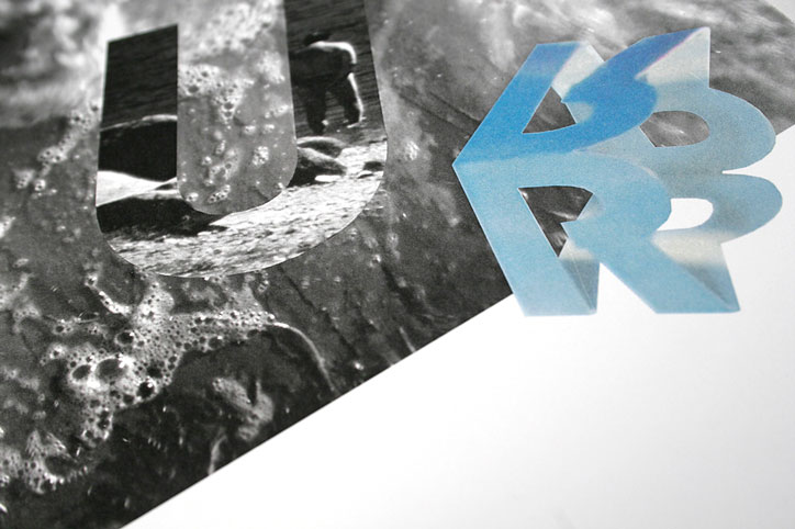 thesis book image with watery letters